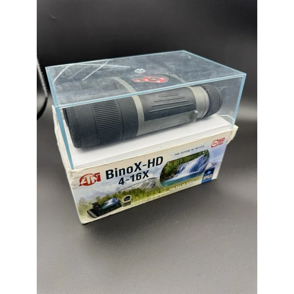 ATN BinoX-HD 4-16X Day Night Vision Binoculars HD Record Tested w/ Box Case